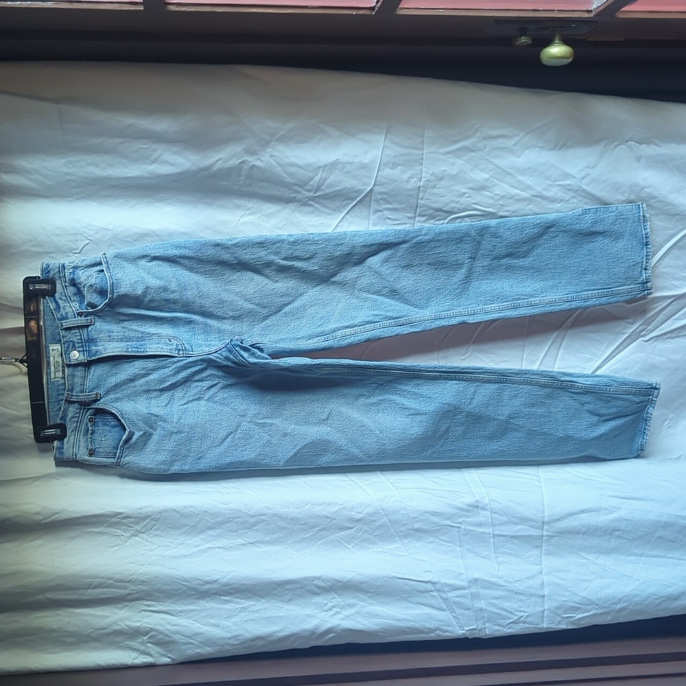A&F 90s straight ultra high rise - curve love - 6 Long